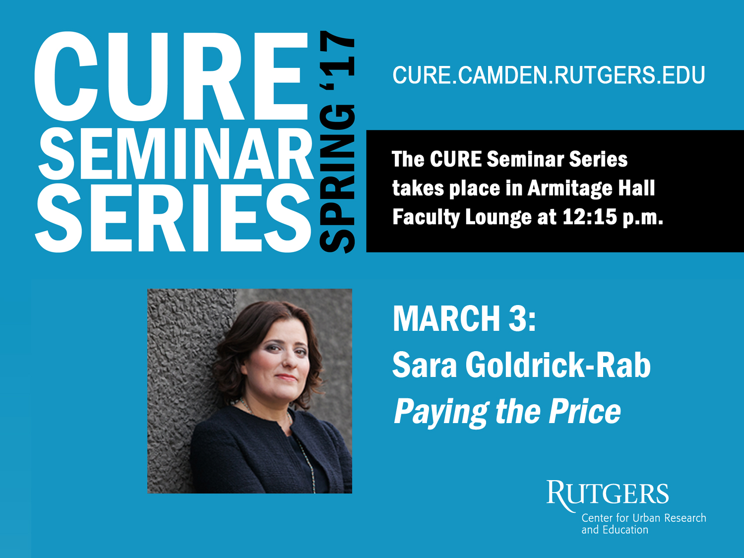 Cure Seminar Series: Sara Goldrick-Rab: Paying the Price