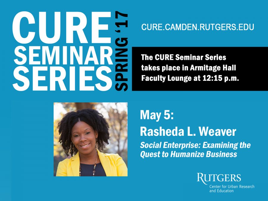 Flyer for the May 5th CURE Seminar